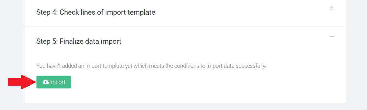 Import data from customers, suppliers and products