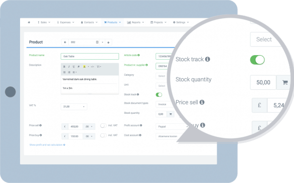 invoice and inventory tracker