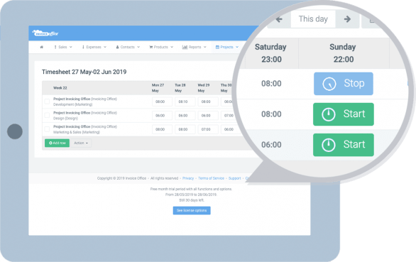 time record and invoicing programs