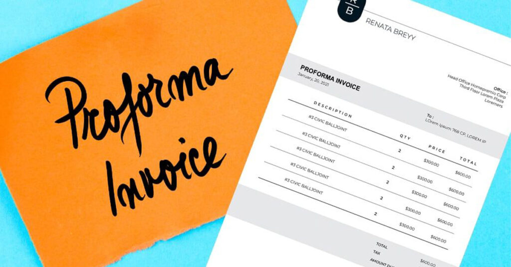proforma invoice