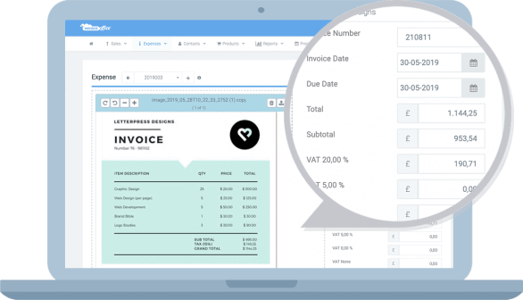 book expenses invoicing software