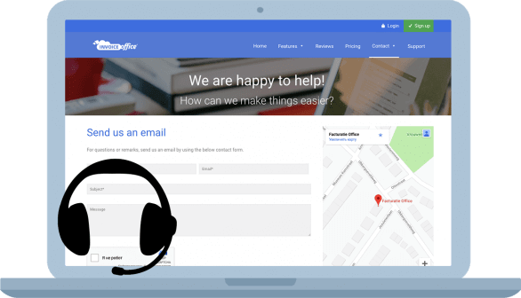 support helpdesk invoice office